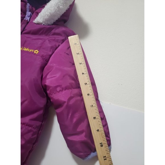Pink Platinum Baby Girls One Piece Warm Winter Puffer Snowsuit Pram Bunting 12 M - Picture 7 of 16